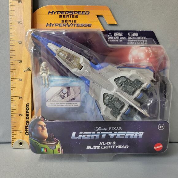 Mattel Disney Pixar Lightyear Hyperspeed Series XL-01 Spaceship & Buzz Lightyear - Picture 2 of 10